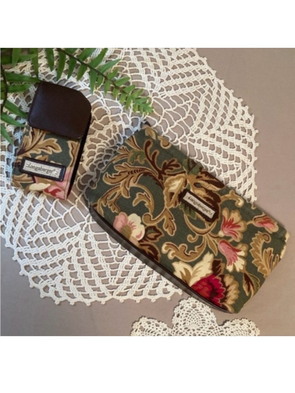 Longaberger Homestead Set Classic Floral Cottage Regency Renaissance